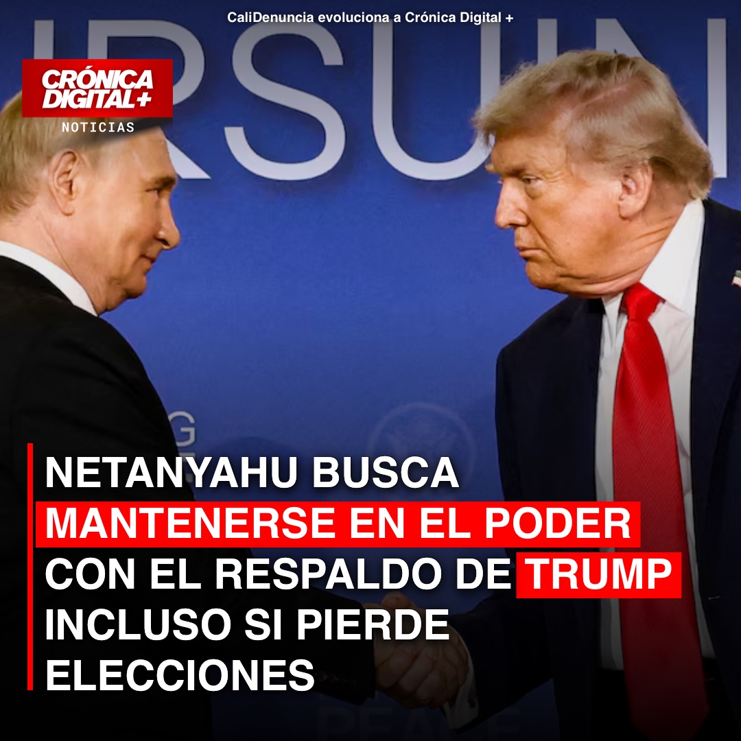 Netanyahu busca mantenerse en el poder con el respaldo de Trump incluso si pierde elecciones