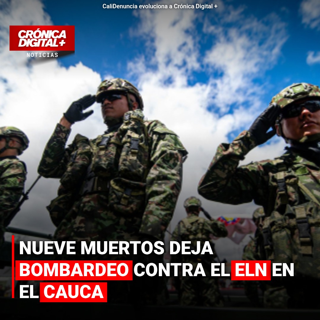Operación militar en El Tambo deja nueve muertos del ELN