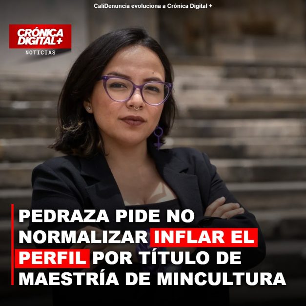 Pedraza pide No normalizar inflar el perfil por título de maestría de Mincultura