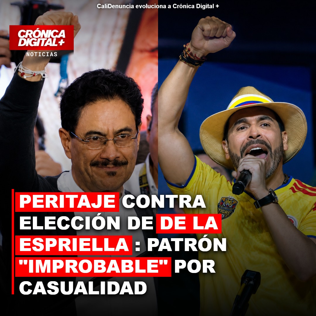 Peritaje contra la elección de De la Espriella: «extraordinariamente improbable» que el patrón en 1.499 puestos sea casualidad