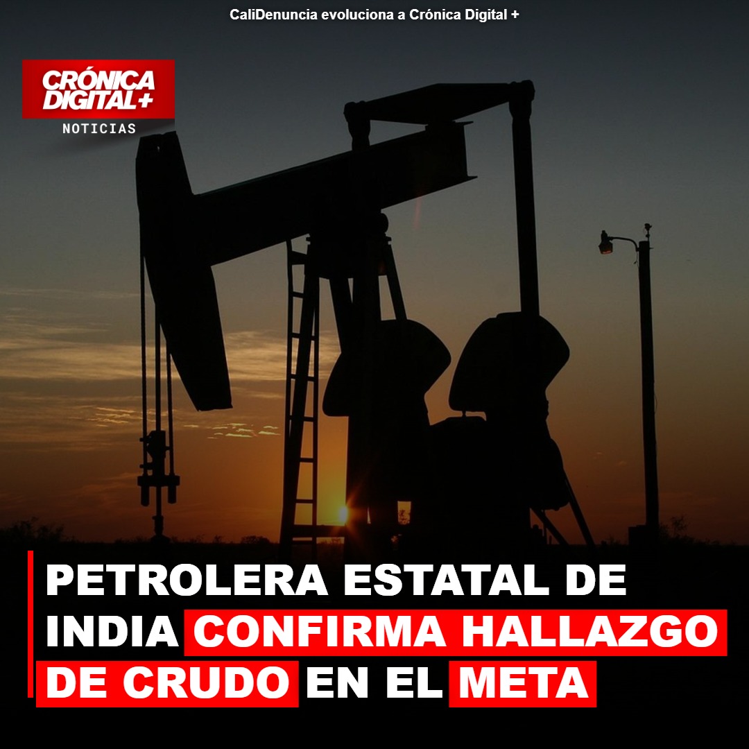Petrolera estatal de india confirma hallazgo de crudo en el Meta