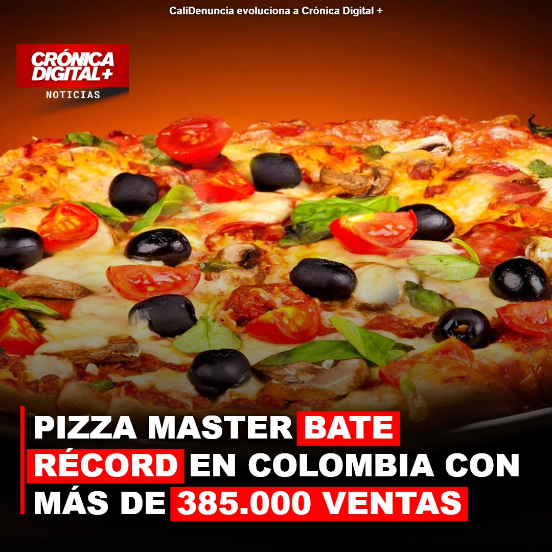 Pizza Master bate récord en Colombia con más de 385.000 ventas