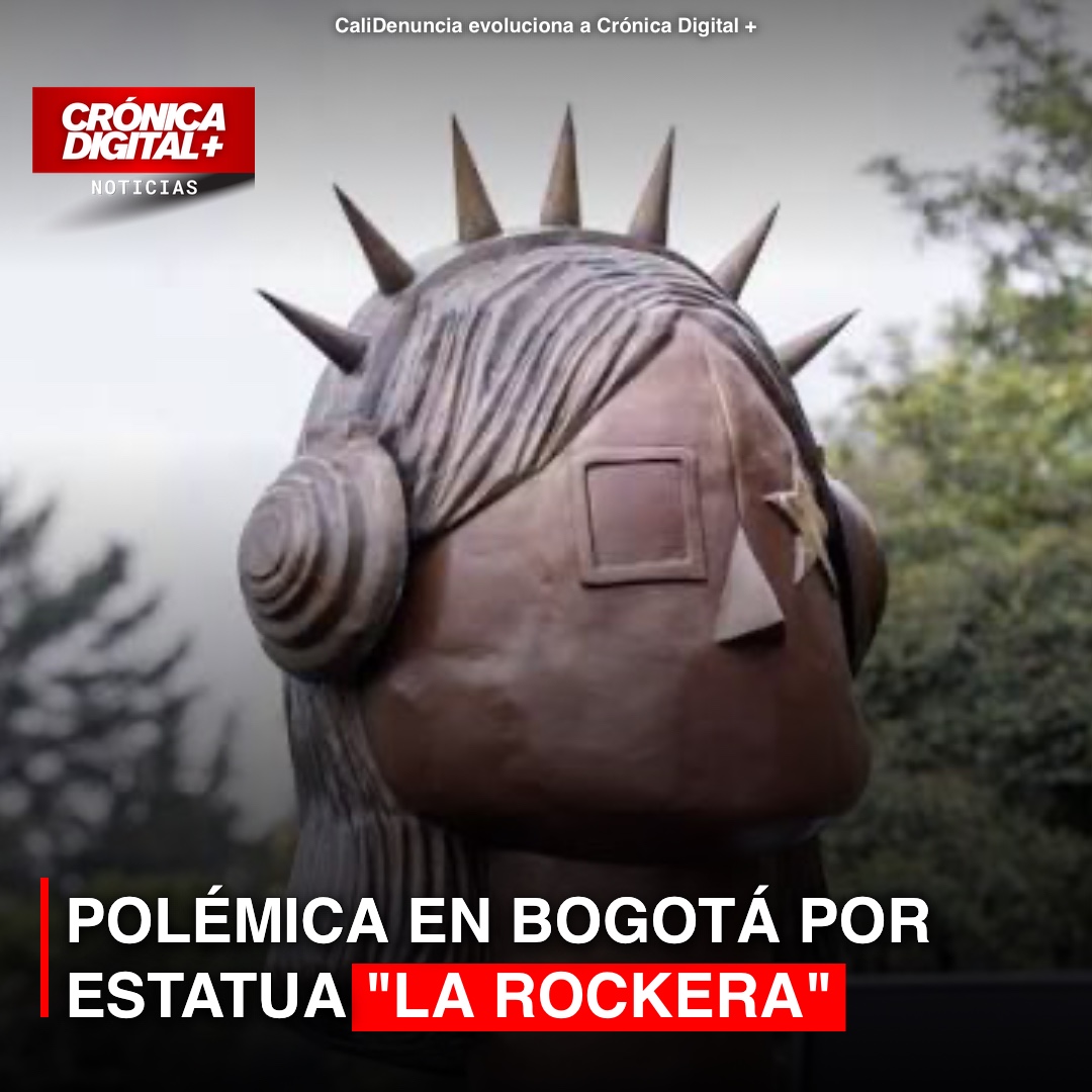 Polémica en Bogotá por estatua «la Rockera»