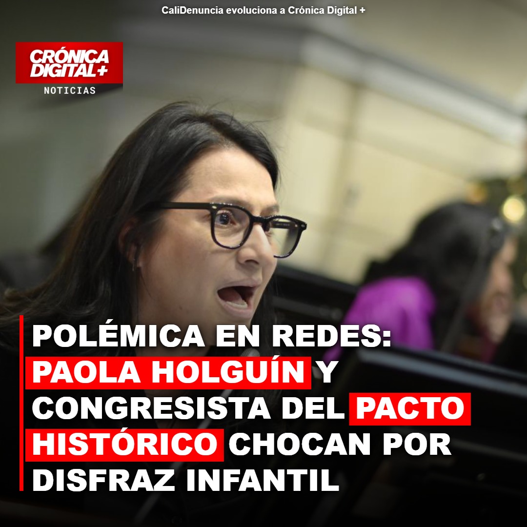 Polémica en redes: Paola Holguín y congresista del Pacto Histórico chocan por disfraz infantil de Abelardo de la Espriella