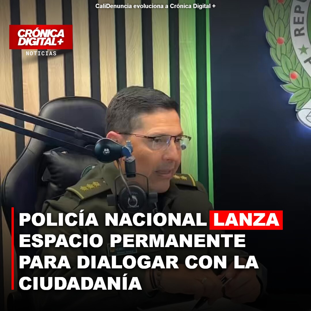 Policía Nacional lanza espacio permanente para dialogar con la ciudadanía
