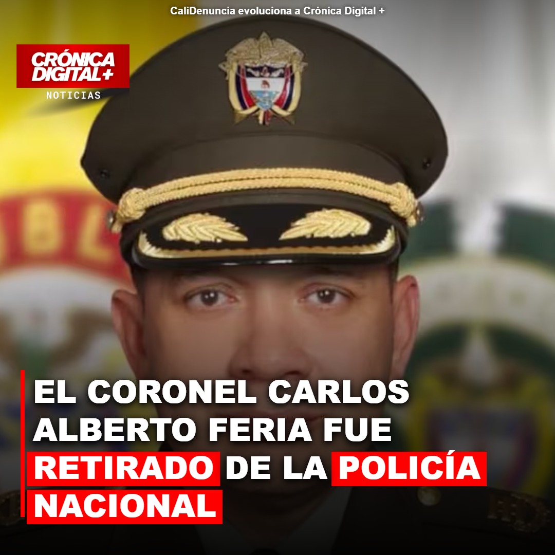 Policía retira al coronel Carlos Feria de la institución