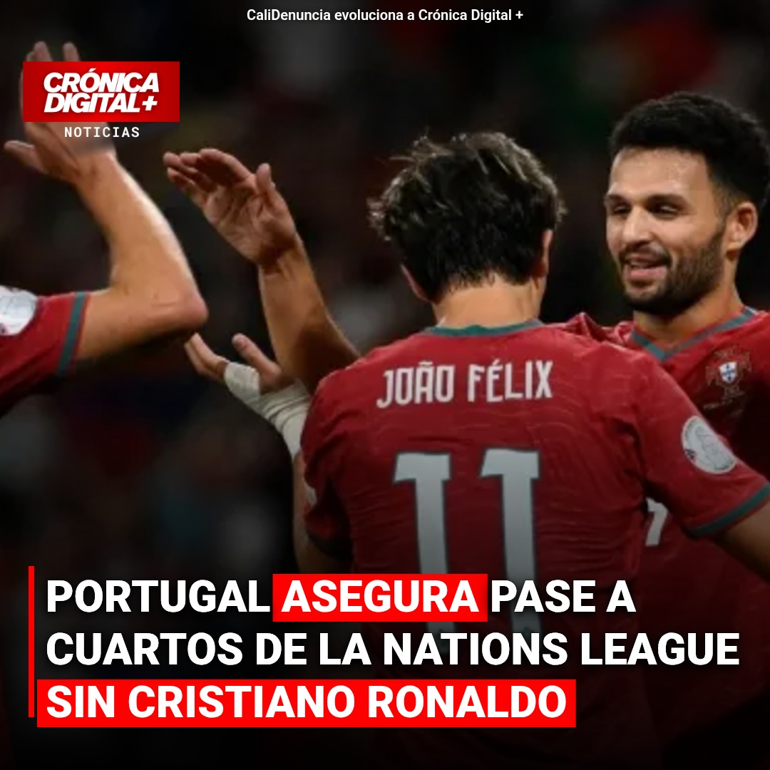Portugal avanza a cuartos de Nations League sin Cristiano Ronaldo