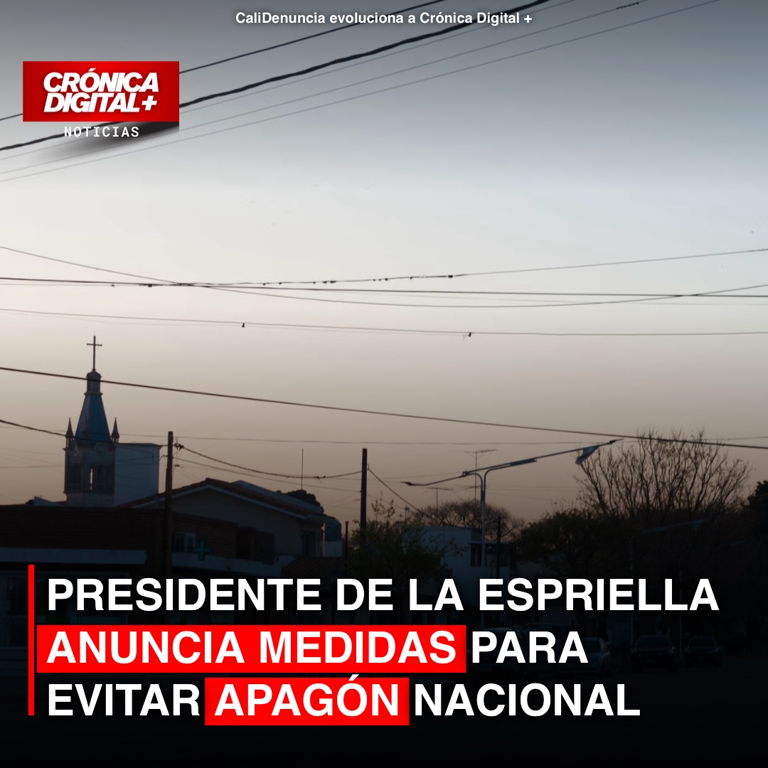Presidente de la Espriella anuncia medidas para evitar apagón nacional