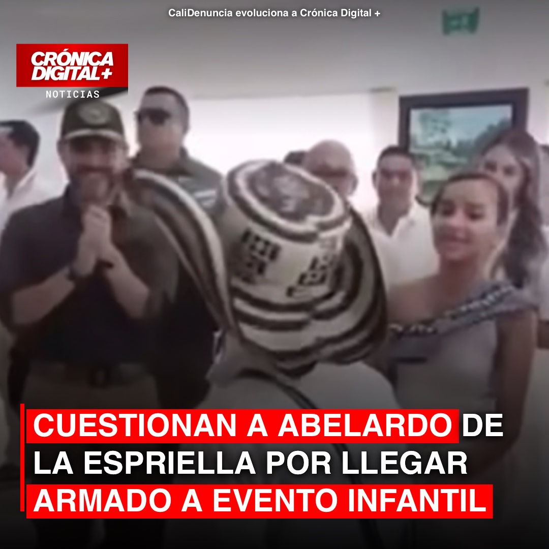 Presidente De La Espriella Cuestionado por Asistir Armado a Evento Infantil