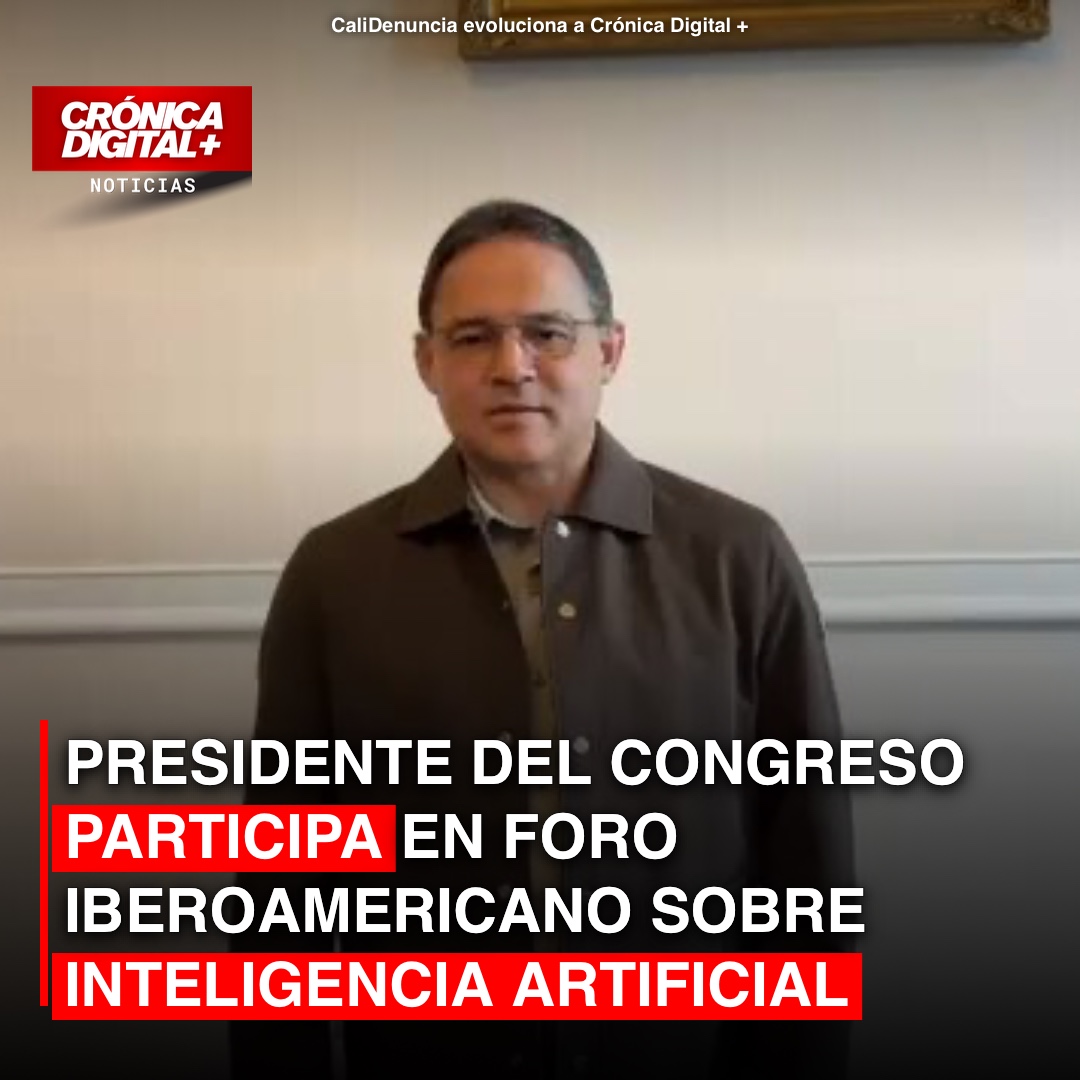 Presidente del Congreso participa en Foro Iberoamericano sobre inteligencia artificial