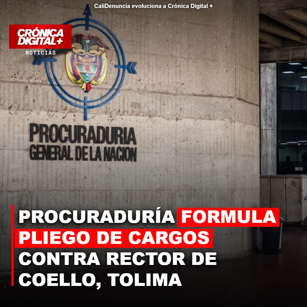 Procuraduría imputa cargos a rector de Coello por presunto abuso sexual