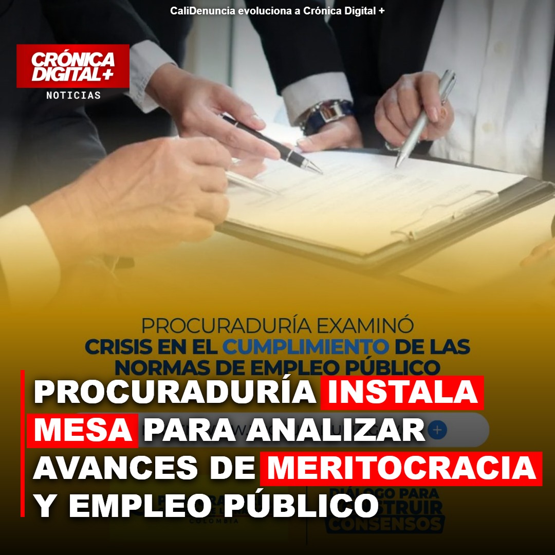 Procuraduría instala Mesa para analizar avances de Meritocracia y Empleo Público