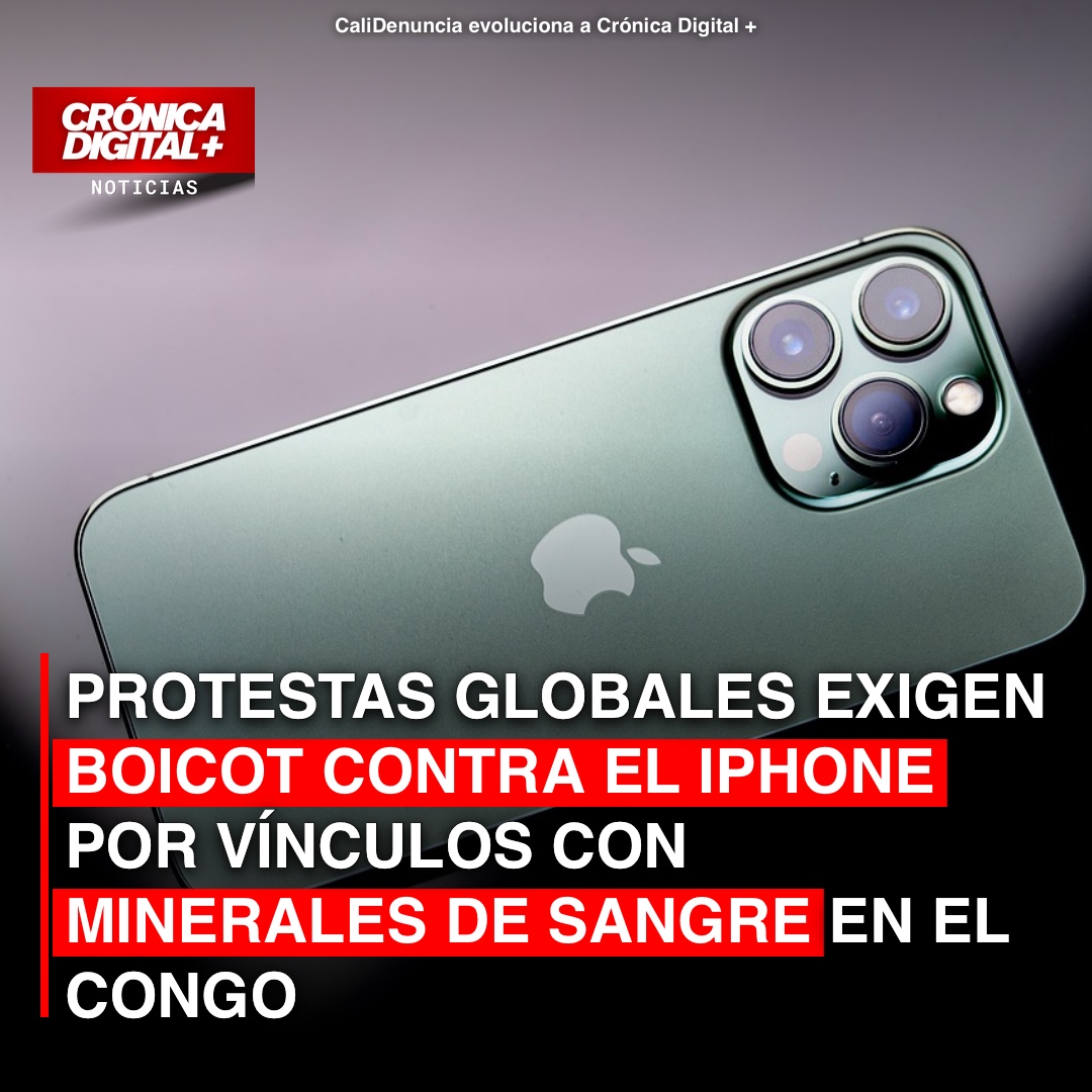 Protestas globales exigen boicot contra el iPhone por vínculos con minerales de sangre en el Congo