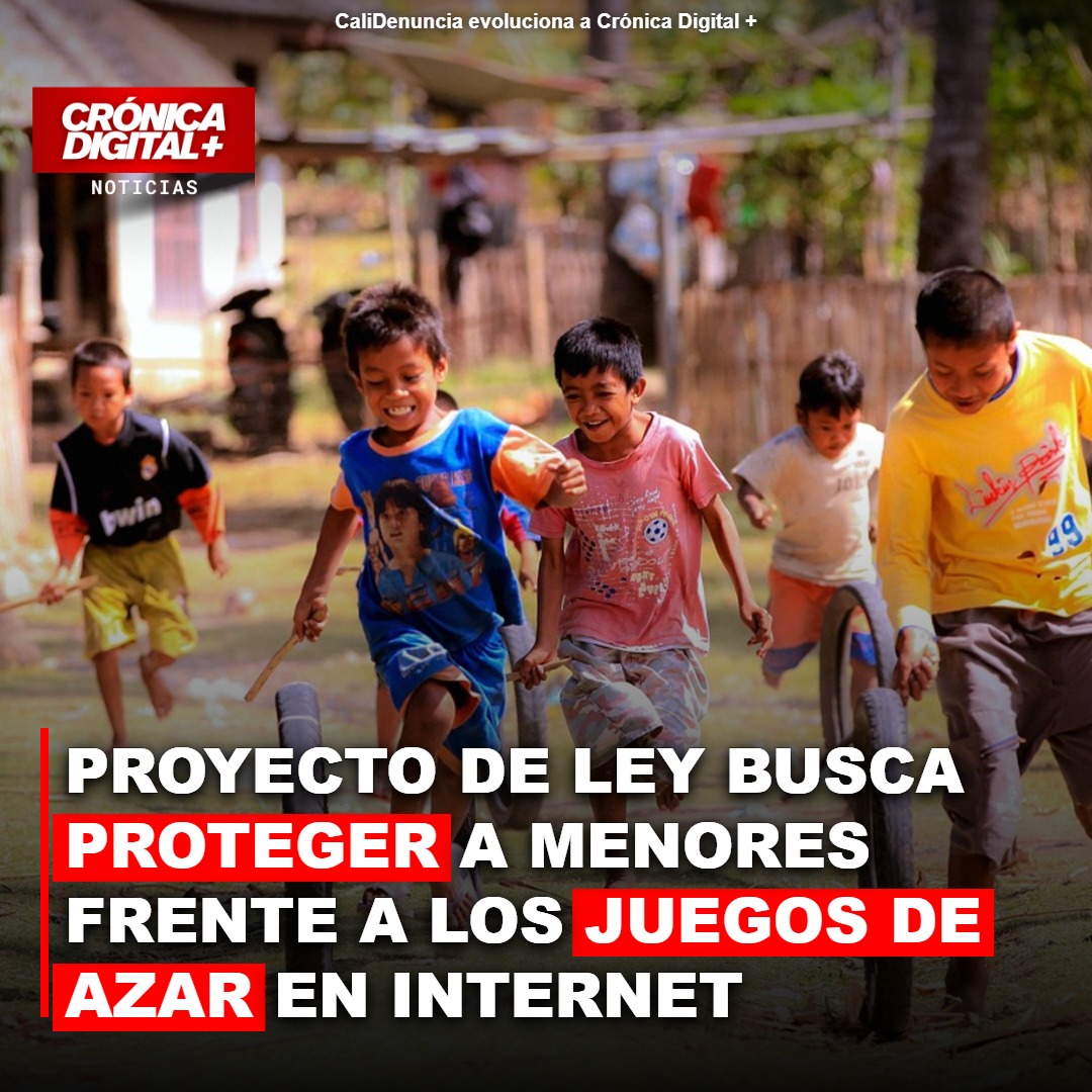 Proyecto de ley busca proteger a menores frente a los juegos de azar en internet