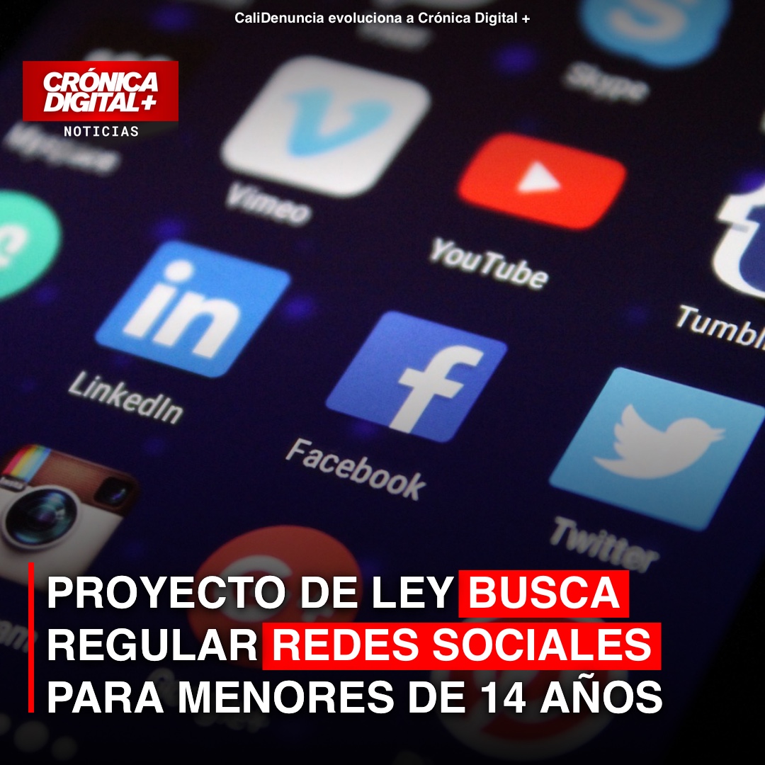 Proyecto de ley busca regular redes sociales para Menores de 14 años