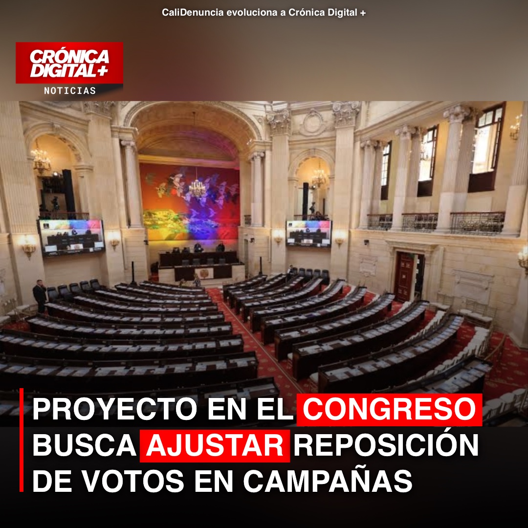 Proyecto en el Congreso busca ajustar reposición de votos en campañas