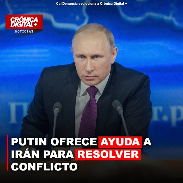 Putin ofrece ayuda a Irán para resolver conflicto