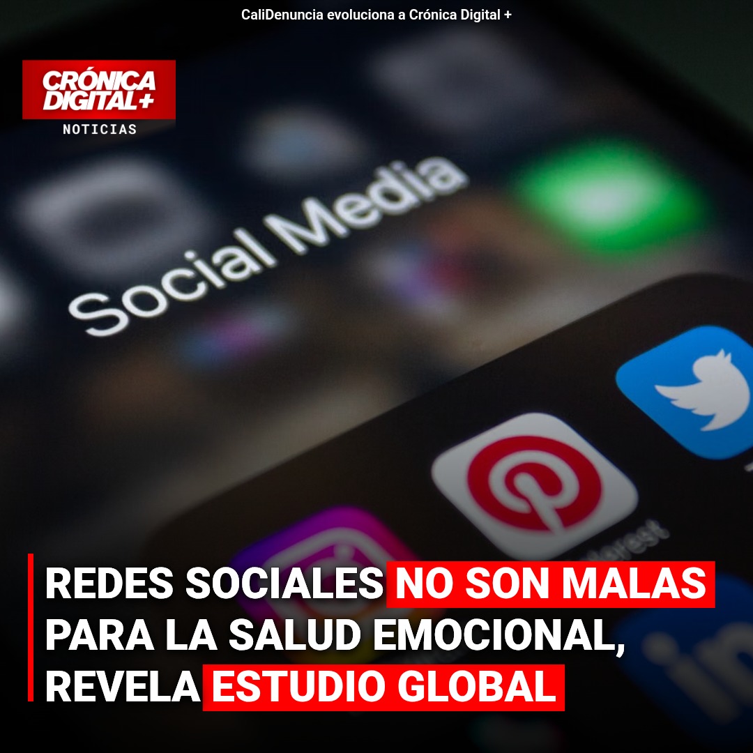 Redes sociales no son malas para la salud emocional, revela estudio global
