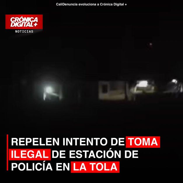 Repelen intento de toma ilegal de estación de Policía en la Tola