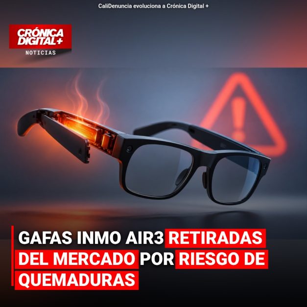 Retiran gafas INMO Air3 por riesgo de quemaduras graves