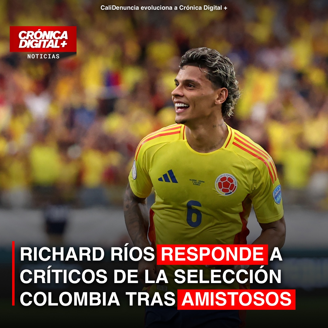 Richard Ríos responde a críticos de la Selección Colombia tras amistosos