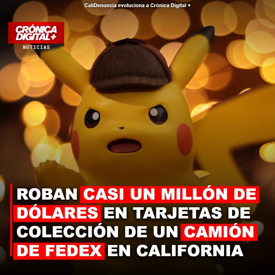 Roban Casi un millón de dólares en tarjetas de colección de un camión de FedEx en California