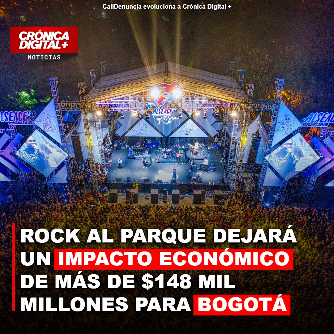 Rock al Parque dejará un Impacto económico de Más de $148 mil millones para Bogotá