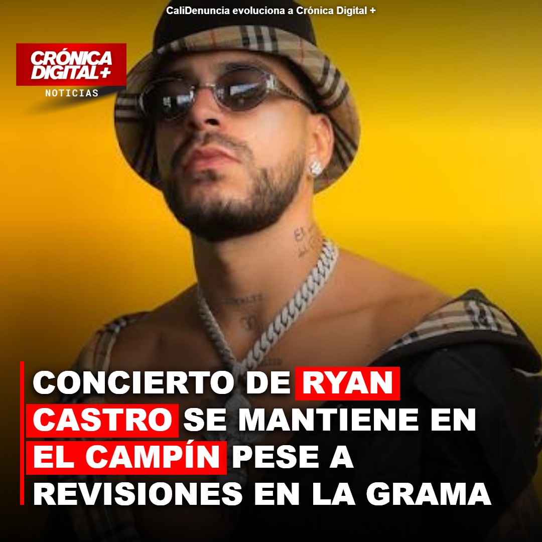 Ryan Castro mantiene su show en El Campín pese a obras en la grama