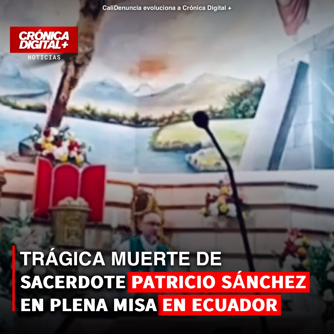 Sacerdote Patricio Sánchez Molinari muere en plena misa tras pronunciar profético mensaje en Ecuador