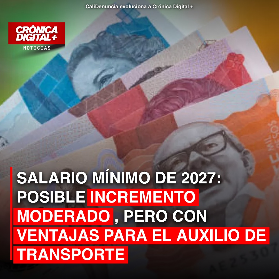 Salario Mínimo de 2027: posible incremento Moderado, PERO con ventajas para el AUXILIO de TRANSPORTE