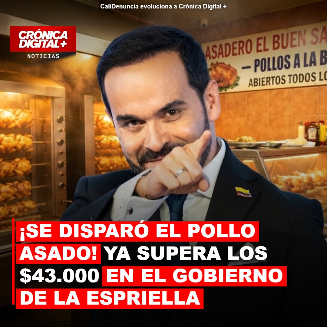 ¡Se disparó el pollo asado!