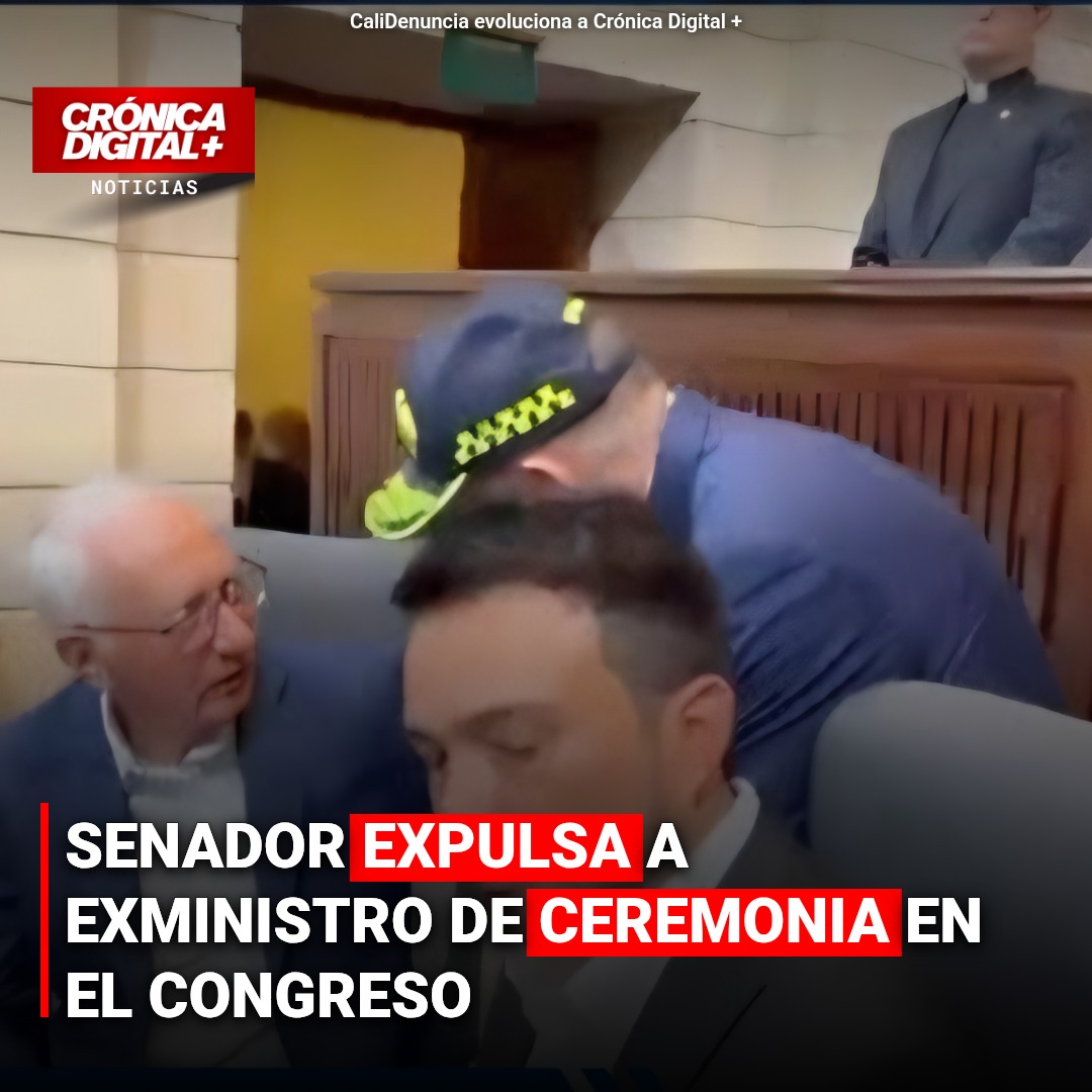 Senador expulsa a exministro de ceremonia en el Congreso