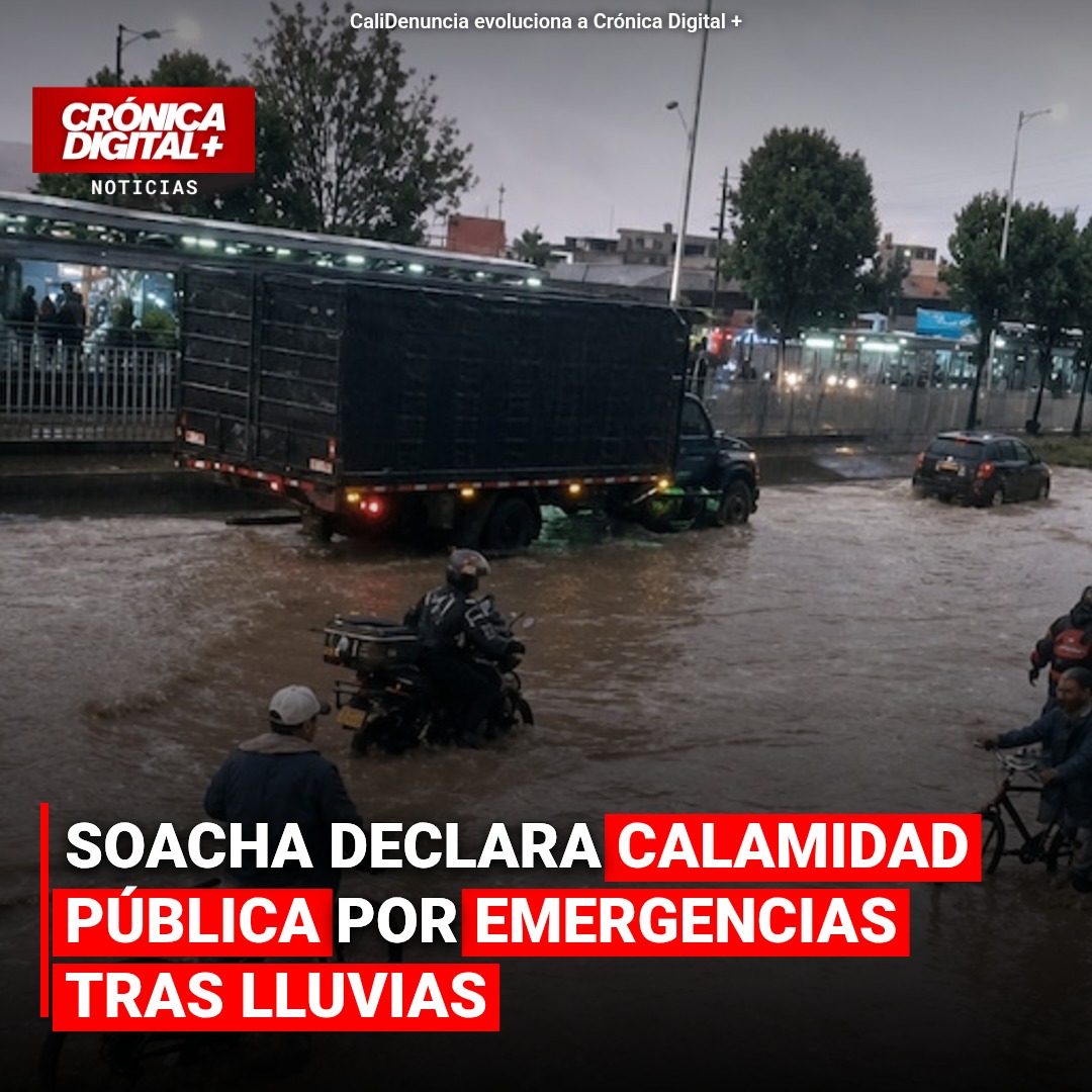 Soacha declara calamidad pública por emergencias tras lluvias