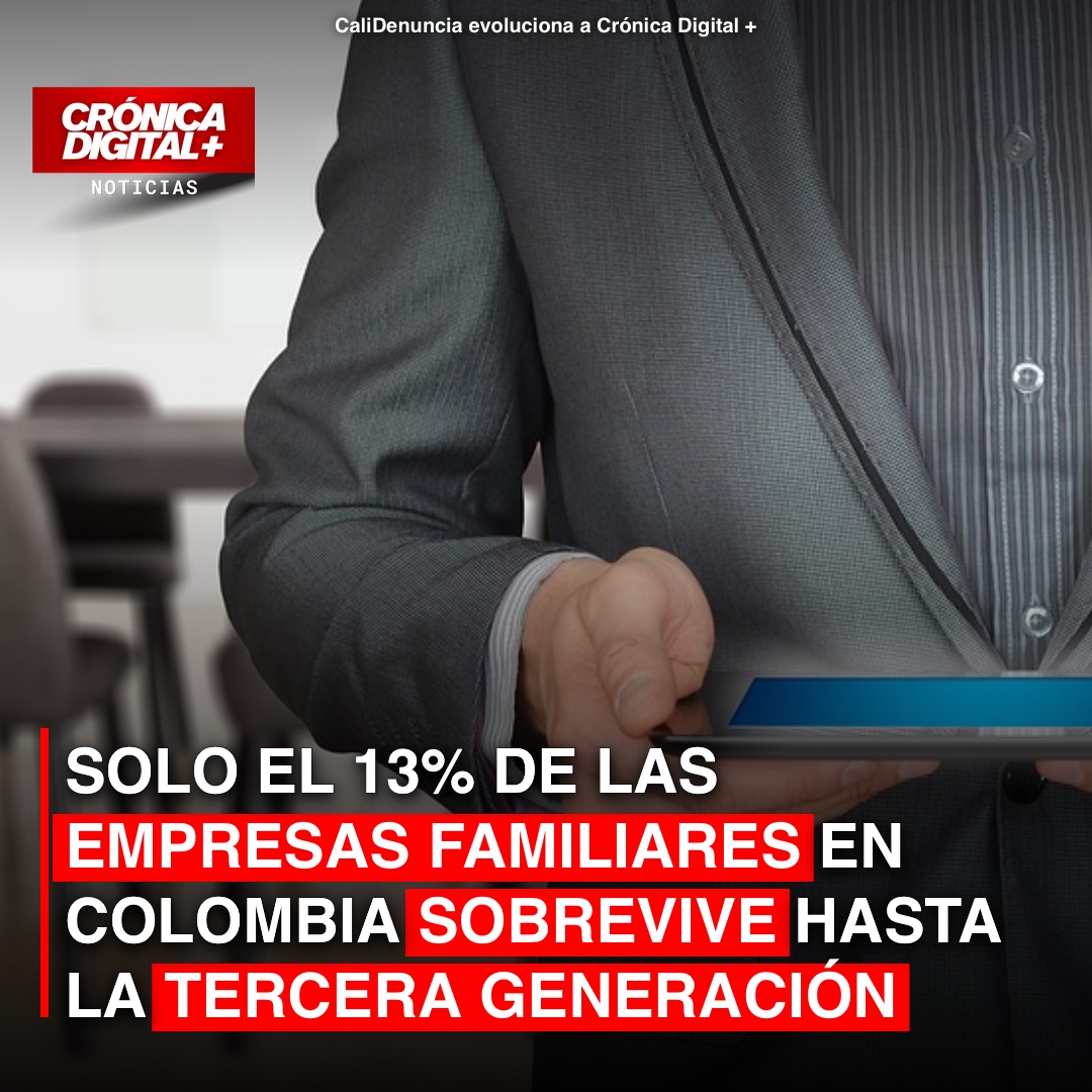 Solo el 13% de las empresas familiares en Colombia sobrevive hasta la tercera generación