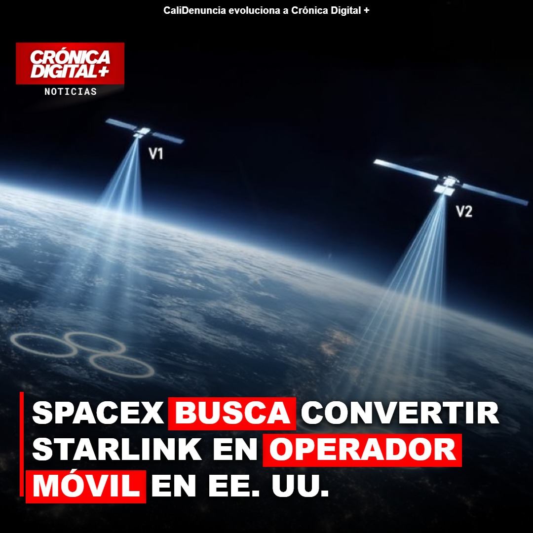 SpaceX busca convertir Starlink en operador móvil en EE. uu.