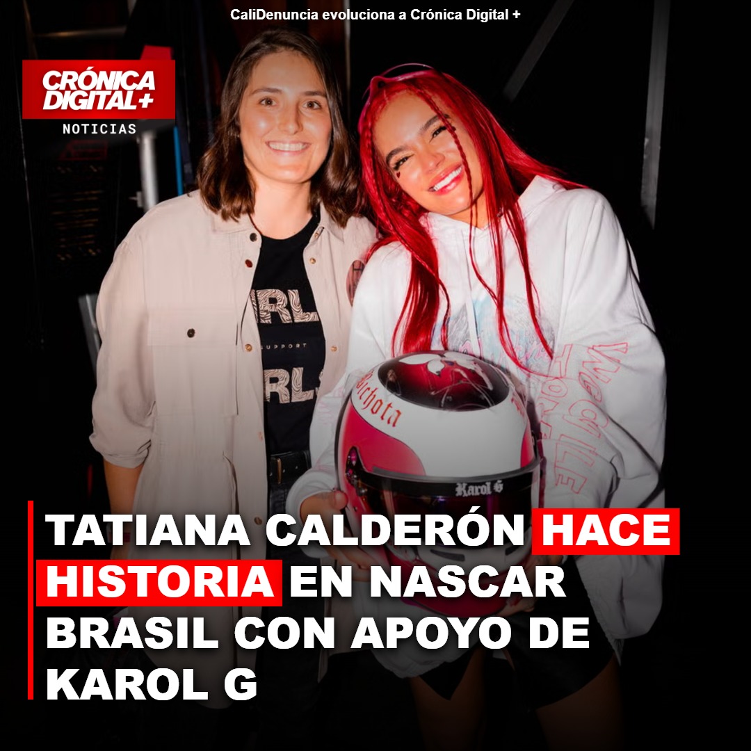 Tatiana Calderón hace historia en NASCAR Brasil con apoyo de Karol g
