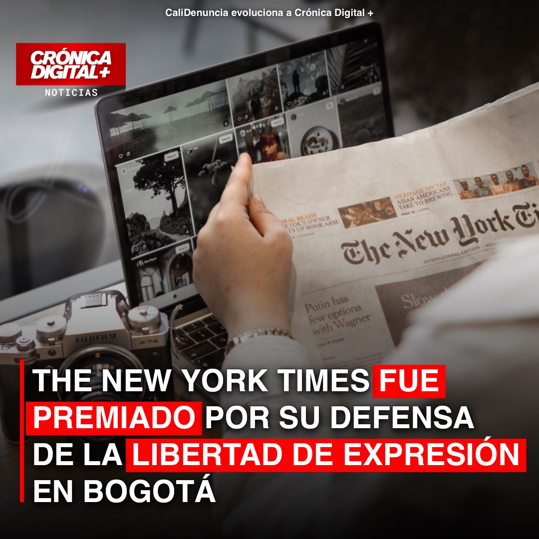 The New York Times fue premiado por su defensa de la libertad de expresión en Bogotá