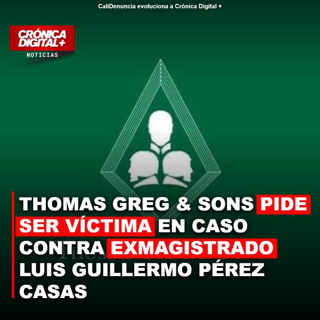 Thomas Greg busca ser víctima en causa contra Luis Guillermo Pérez