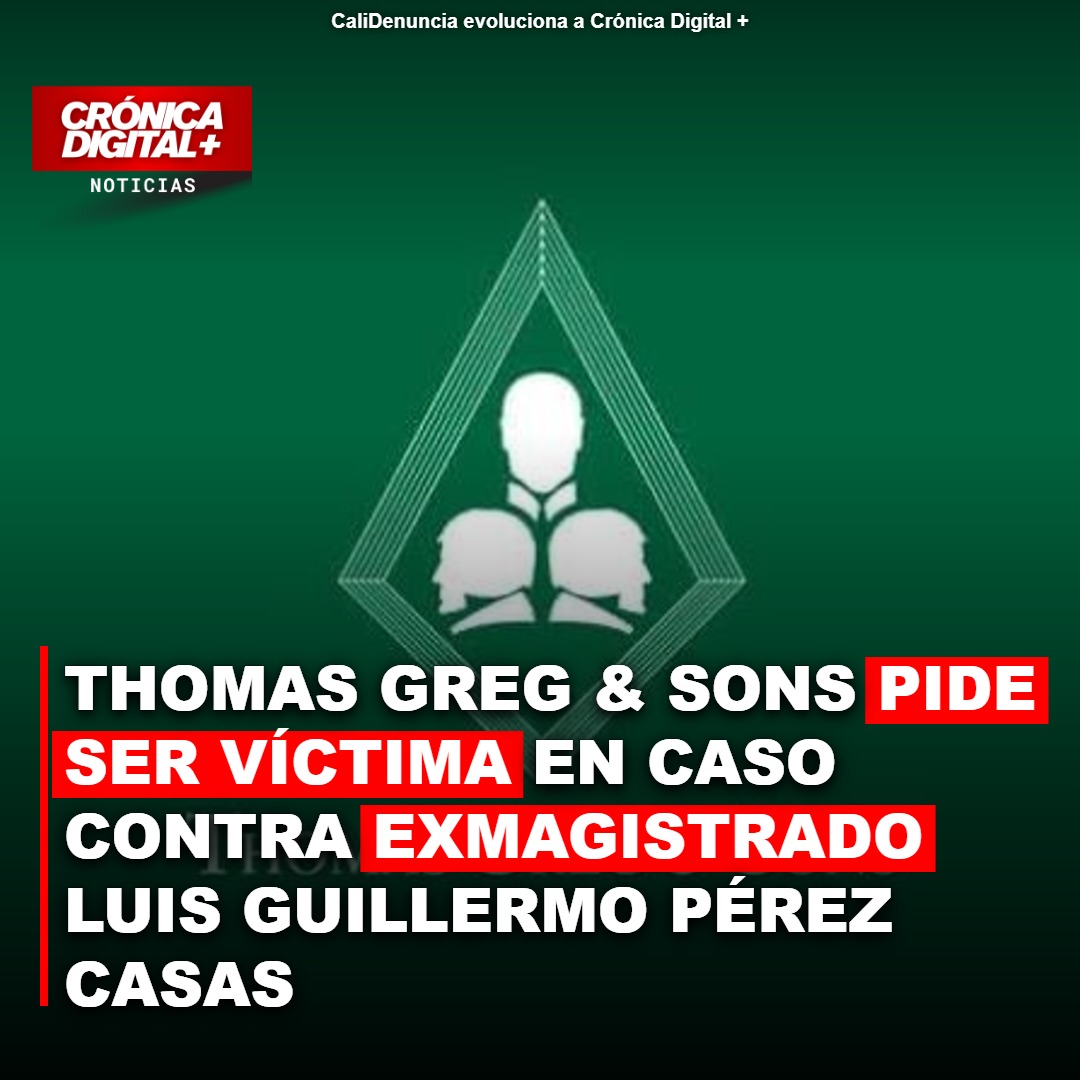 Thomas Greg busca ser víctima en causa contra Luis Guillermo Pérez
