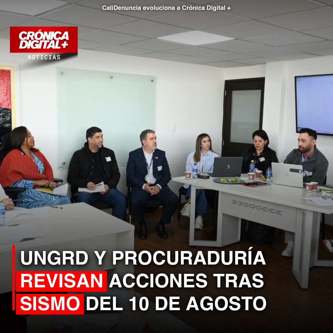 UNGRD y Procuraduría revisan acciones tras sismo del 10 de agosto