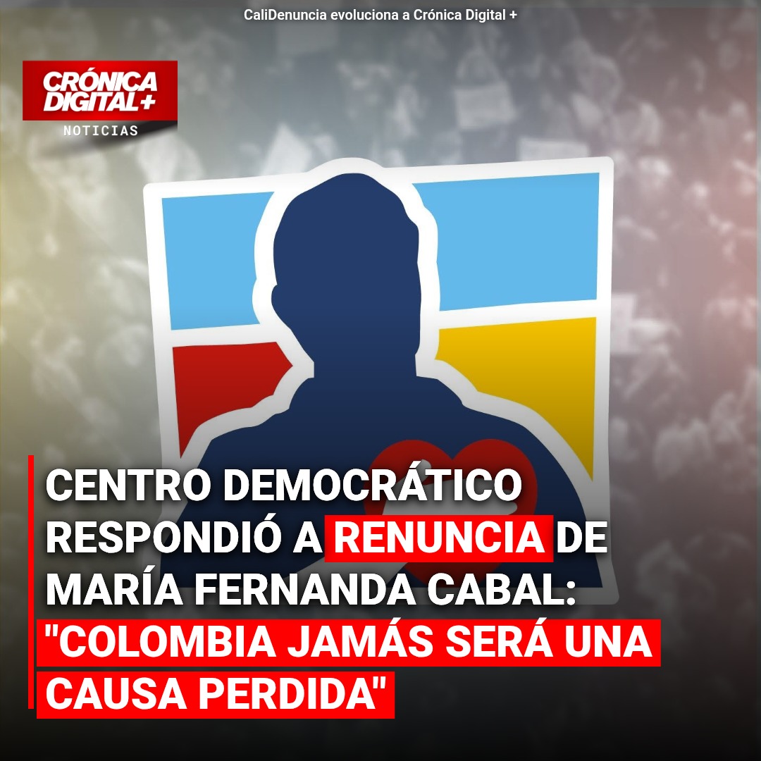 Uribe reacciona a renuncia de María Fernanda Cabal del Centro Democrático